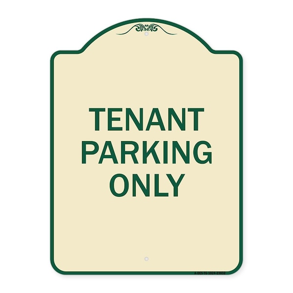 Reserved Parking Tenant Parking Heavy-Gauge Aluminum Architectural Sign, 24" x 18", TG-1824-23032